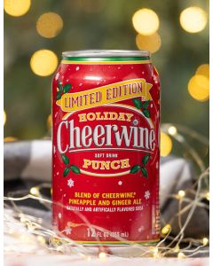 New! Cheerwine Holiday Punch 24-Pack Cans