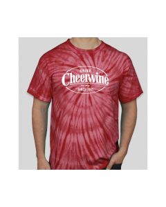 Cheerwine Red Tie-Dyed T-shirt